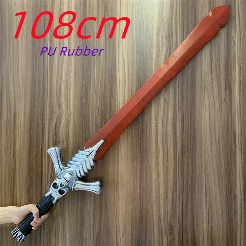 1:1 Game DMC Sword Dante Rebellion Red Blade Awakening Magic Sword Weapon The Rebel Blade Sword Cosplay Safety PU 108cm