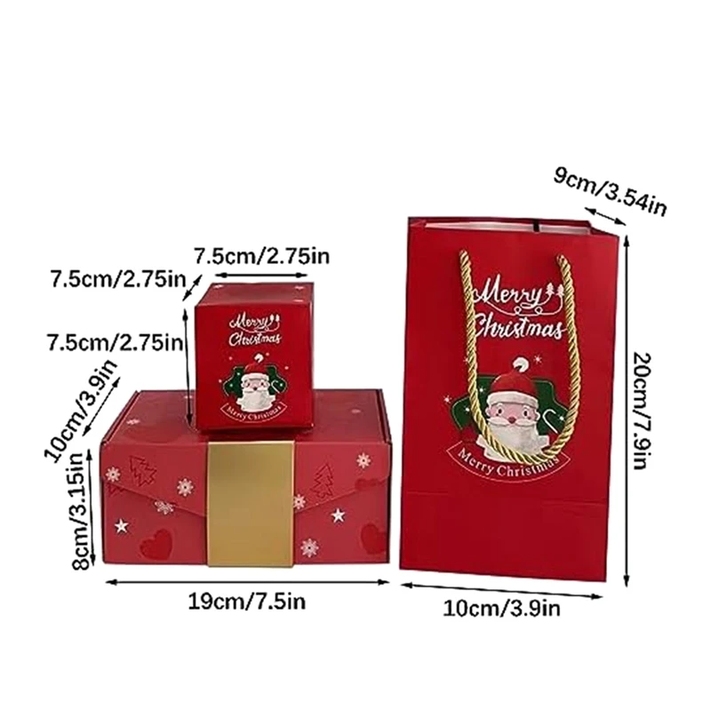 Merry Christmas Surprise Gift Boxes -Up Gift Box For Money And Birthday -Up Gift Box (10 Box Set)