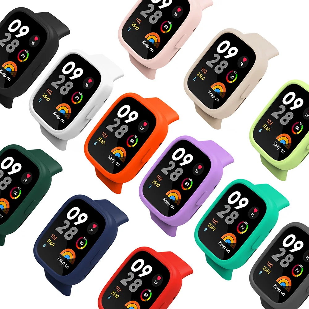 For Redmi Watch 3 Watch Case Soft Silicone Protective Cover High-Quality Durable Frame Shell Watch Accessories