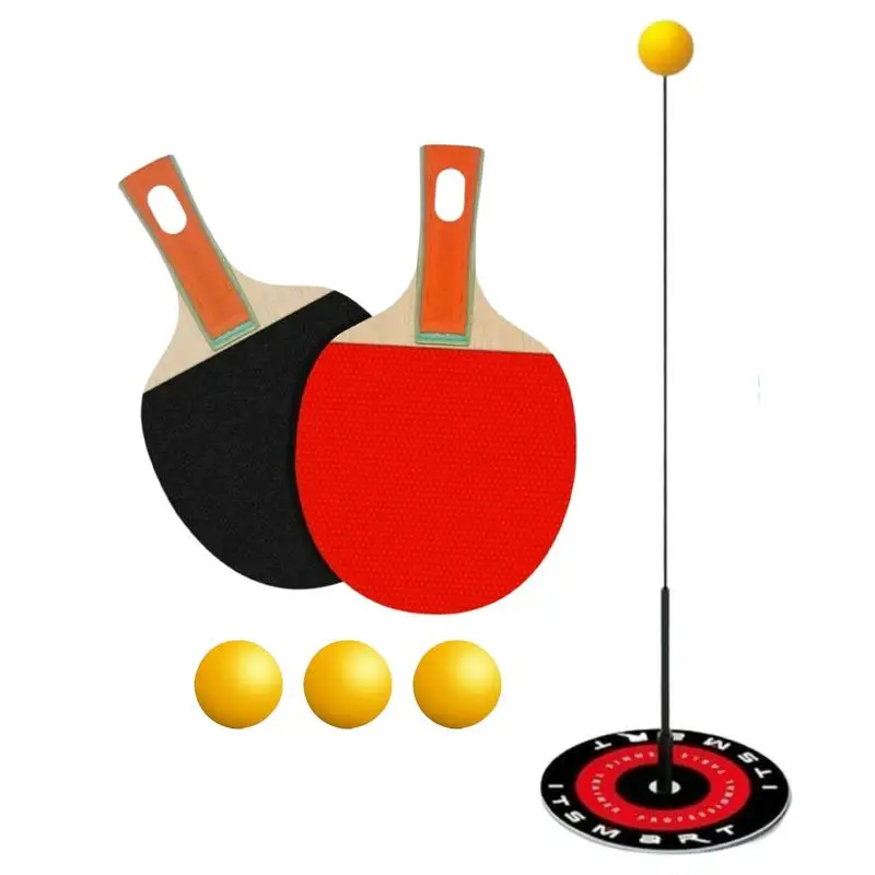 

Table Tennis Practice Trainer Racket Game Movement Soft Shaft Training Machine Elasticity Kid Adult Ping-Pong Practice