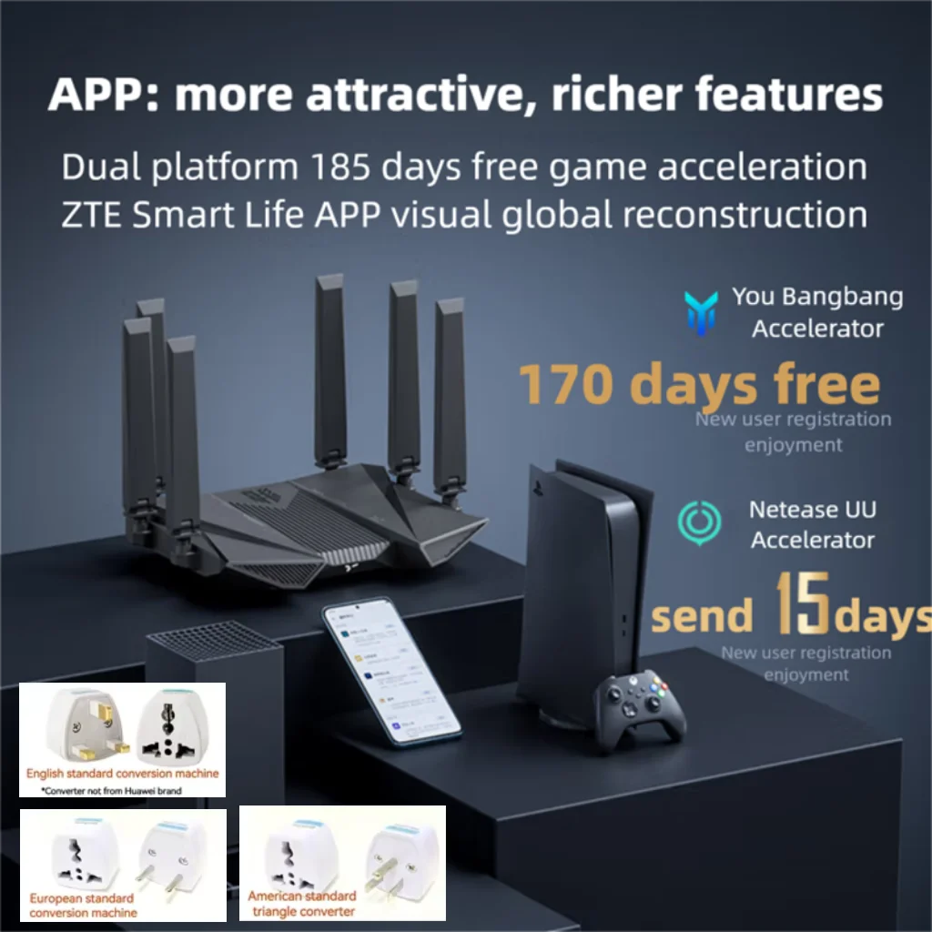 

Маршрутизатор ZTE BE6800Pro+: двойной 2,5G, Wi-Fi 7, гигабитный двухдиапазонный, сетка для всего дома, готовый к игре