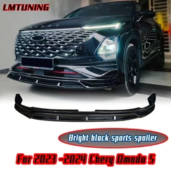 For Chery Omoda 5 Front Lips bumper Deflector Voorbumper Lip Guard Trim Styling Cover Aangepaste Body Kit Diffuser Accessoires