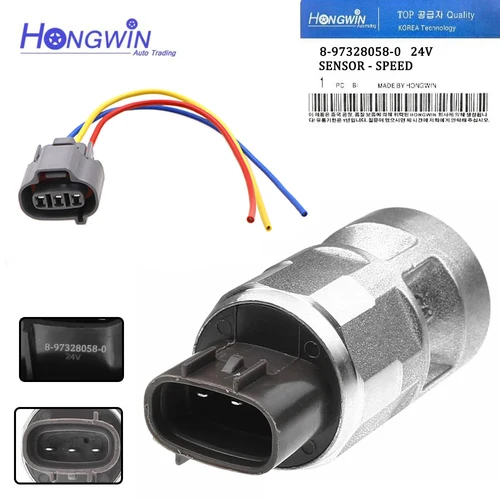 Enchufe del sensor de velocidad de transmisión para Isuzu NPR 98-10 NPR-HD Rodeo GMC Vauxhall 24V 2003-2013 8972565250 8973280580   8- 97328058 -0
