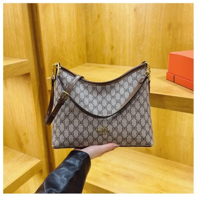 Stylish Casual Simple Vintage Fashionable Bag Large Capacity Diaper Bags For Women's Luxury Designer Leather Commuter Tote