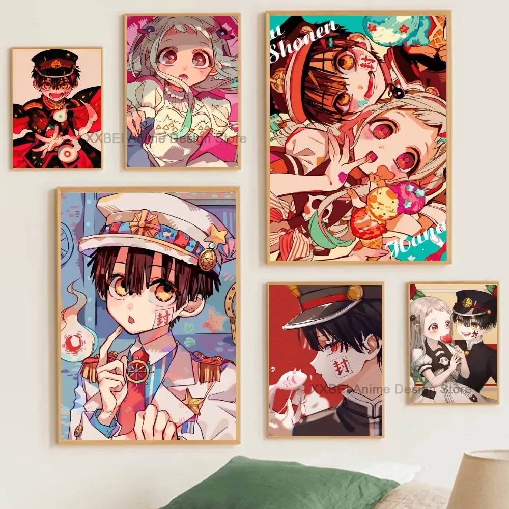 1pc Toilet-bound Hanako-kun Anime Poster Decorative Painting Bedroom Bedside Wall Sticker Living Room Cafe Modern Interior Mural