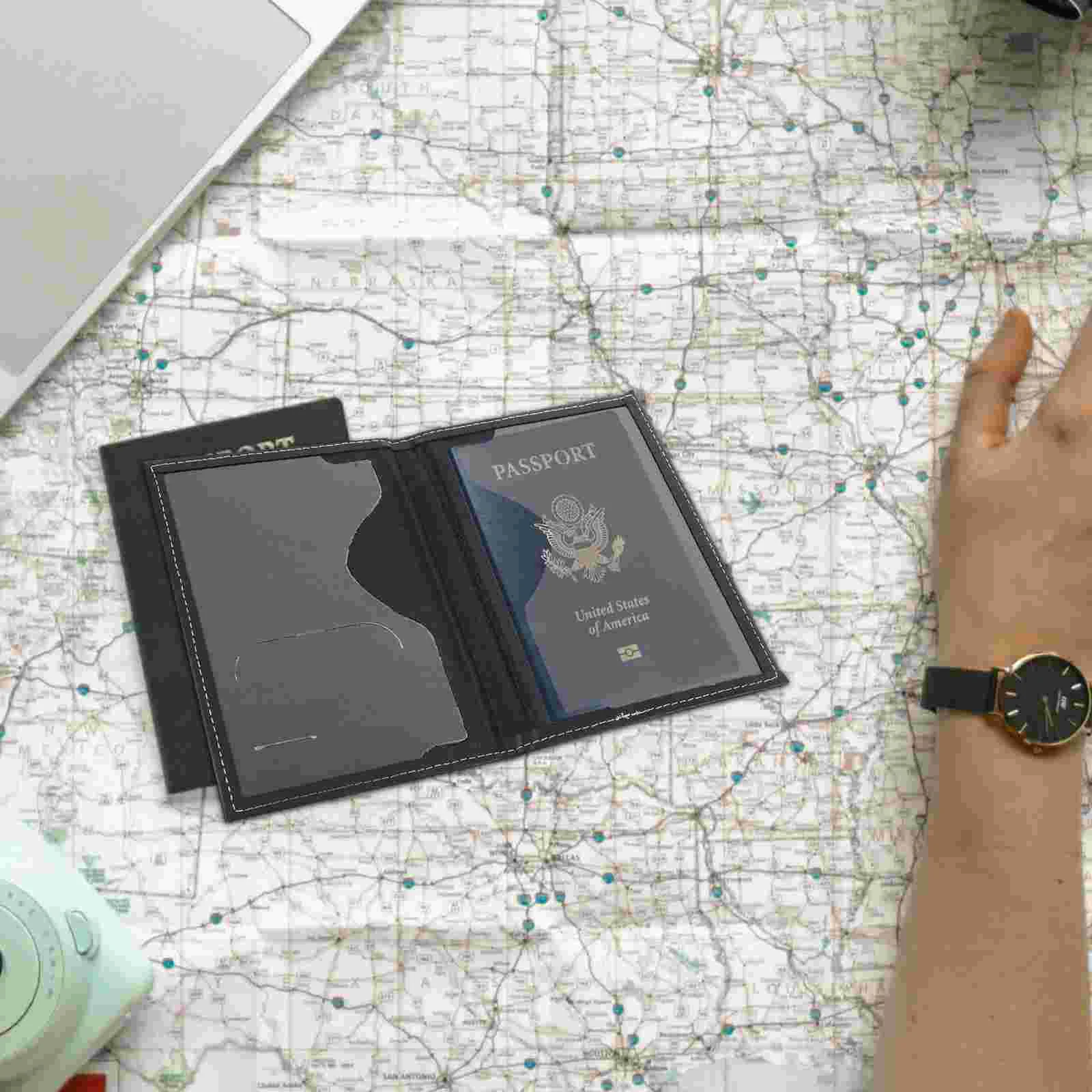 Passport Case Insurance and Registration Holder Car Cards Protector Pouch Air Tickets