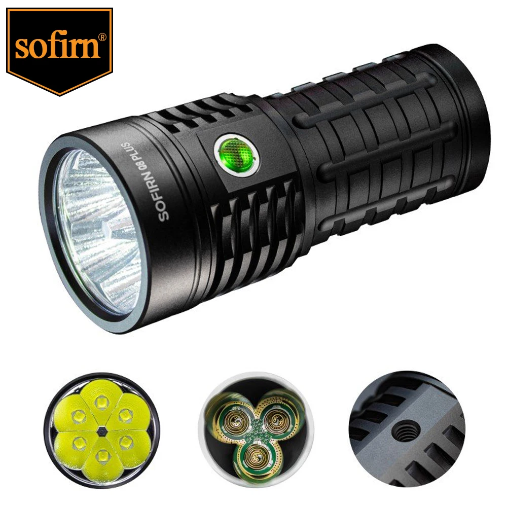 Sofirn-Lampe de poche LED Q8 Plus, super injuste, 16000strada, USB C, aste, 21700, Anduril 2.0, torche XGardens 50B, chargement des barrage