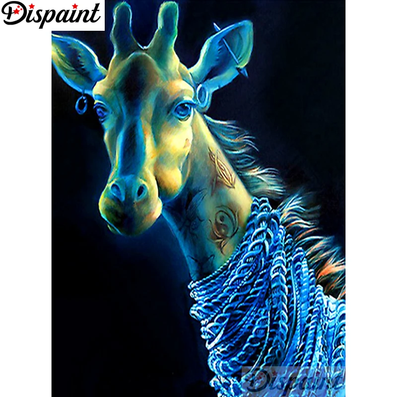 

Dispaint 5D Diamond Painting Full Drill Diamond Embroidery "cartoon animals" Picture Of Rhinestone Handmade Home Decor A12771