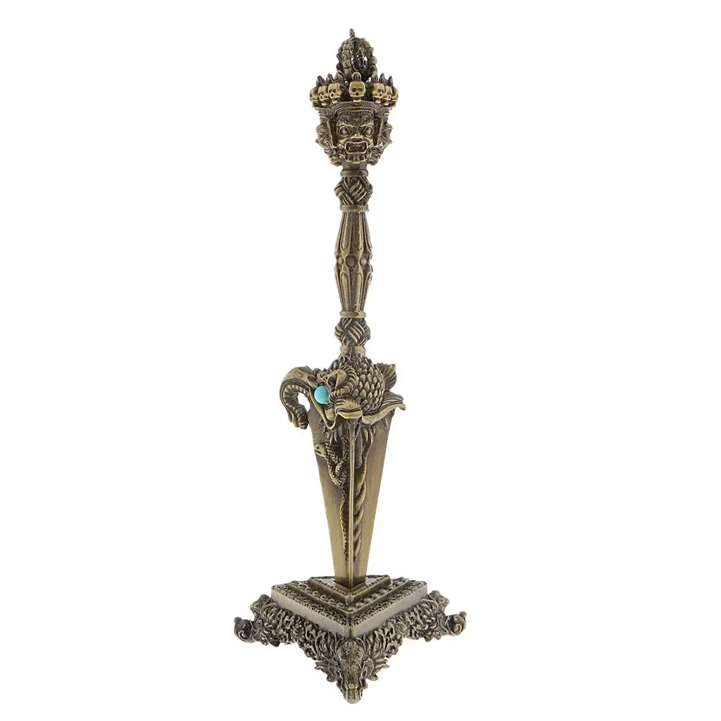 

Tibetan Buddhist Dorje Vajra Phurba Vajrakilaya Amulet Ornaments - Antique Handmade Nepal Buddhism Items