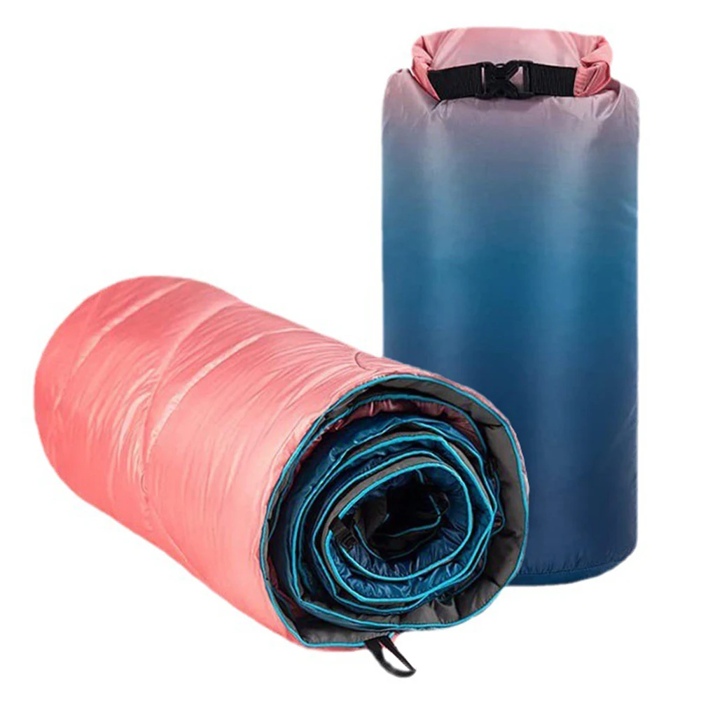 

Outdoor Puffy Camping Blanket Windproof Lightweight Hammock Top Quilt Portable Puffy Insulated Quilt for Cold Weather
