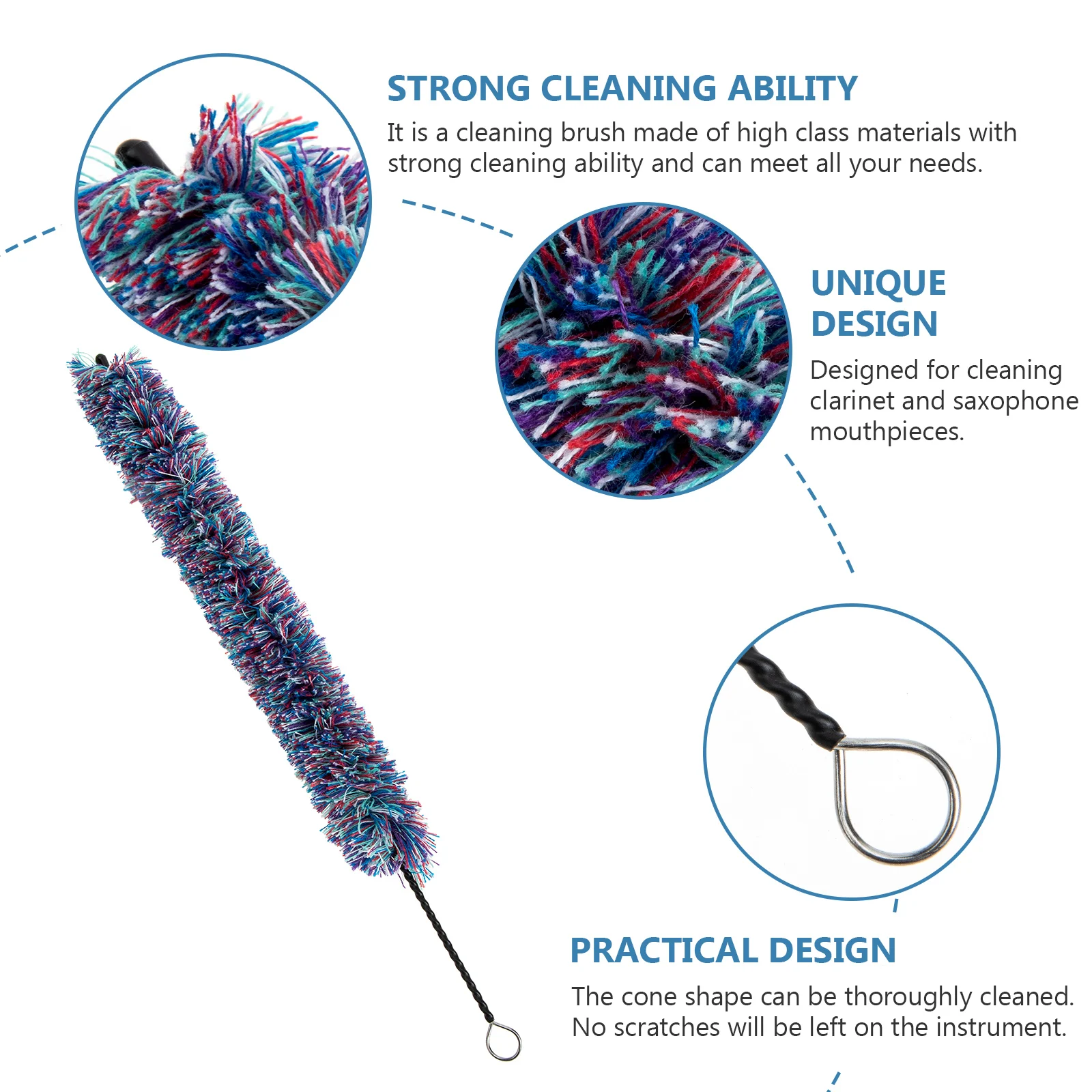

Sax Cleaning Brush Alto Saxophone Tools Cleaner Cleaners Pad Pipe Brushes Stainless Steel