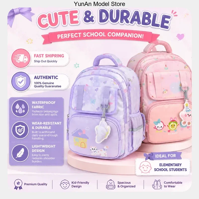 Sun Eight Backpack 3D Stereo Butterfly Flower Print Lightweight Pressure Relief Comfortable Casual Shoulder Daily Travel Outdoor