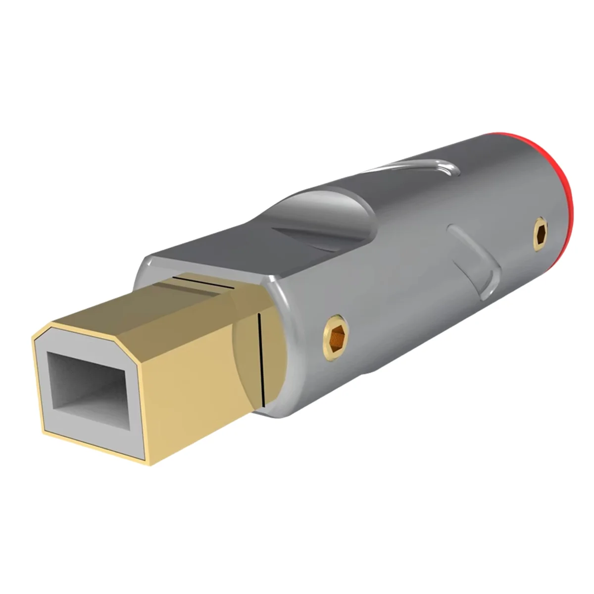 NEW Audios Decoders 24K Golds Plateds USB Datas Cables DIY Types A Types B USB AB USB 2.0 Connectors Jacks Tails Ports Sockects