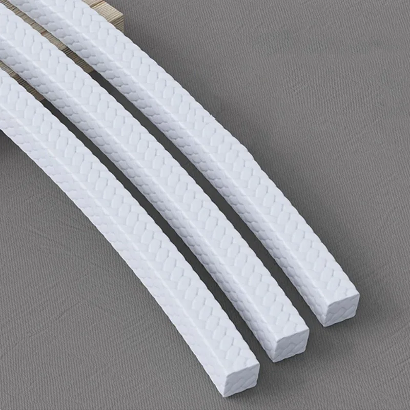 Oil-Free PTFE braided Packing Polytetrafluoroethylene Acrylic Fiber Packing PTFE Filled Gland rope Gland Packing