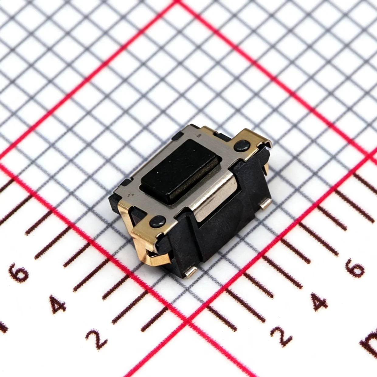 20PCS SKSNLAE010 2.4N 50mA 12VDC 6.2×3.0×3.5mm NEW Original Rectangular button Side Push Micro switch TACTILE SPST-NO 0.05A 12V