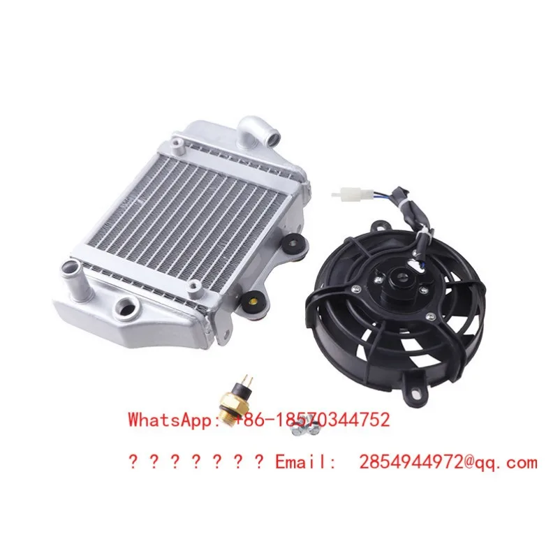 Off-road Motorcycle Accessories Water Tank Assembly Modified Water Tank with Fan