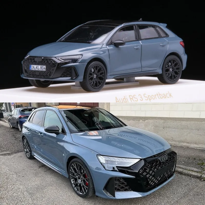 Modelo a Escala 1:43 de Metal Fundido a Presión NOREV del Audi RS3 Edición 2025, Auto Deportivo de Dos Puertas