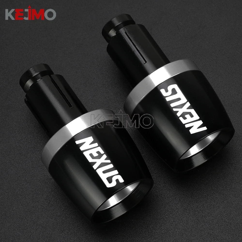 

For GILERA Nexus 125 250 300 500 E3 NEXUS300 2004-2023 2022 2021 Universal Handlebar Grips Bar Ends Cap Counterweight Plug Slide