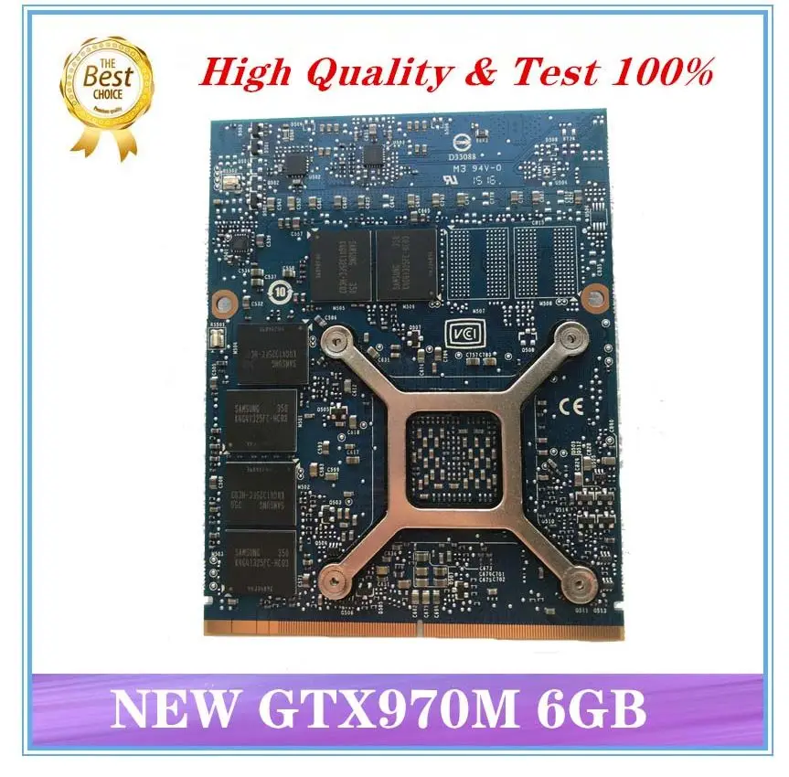 For MSI GT60 GT70 GT780DX GTX 970M GTX970M MS-1W0H1 N16E-GT-A1 Ver 1.0 DDR5 VGA Video Display Card 100% WORK