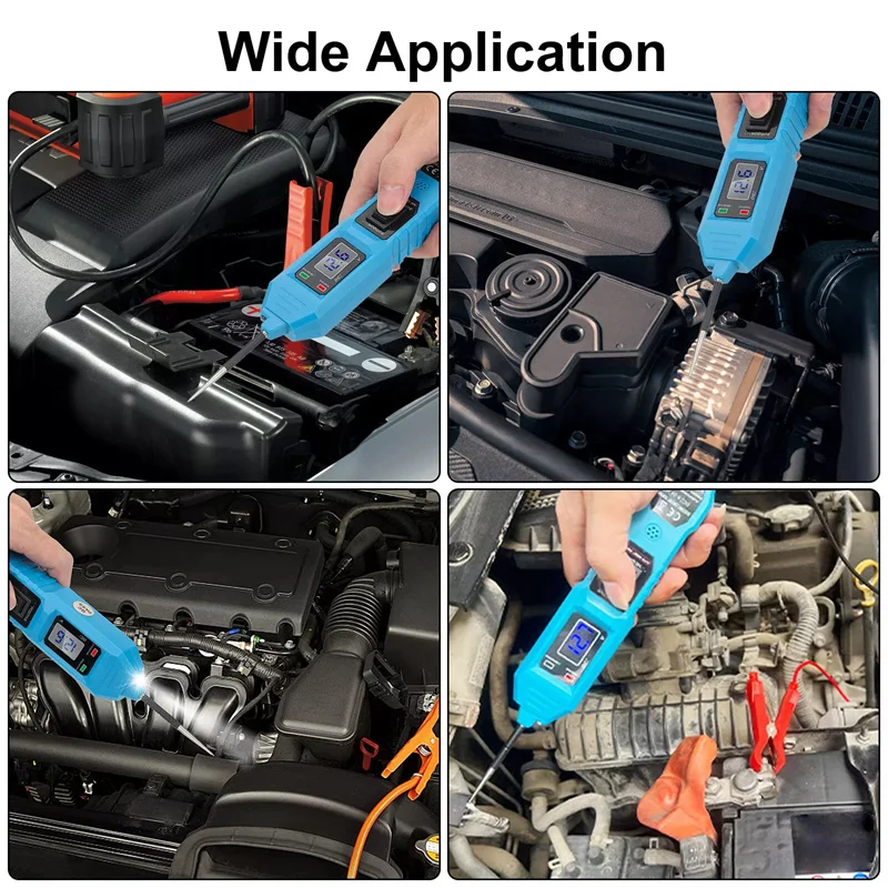Newest Electric Circuit Tester 3.5-36V DC Car Electrical System Tester Power Probe LED Digital Display Repair Diagnostic Tool