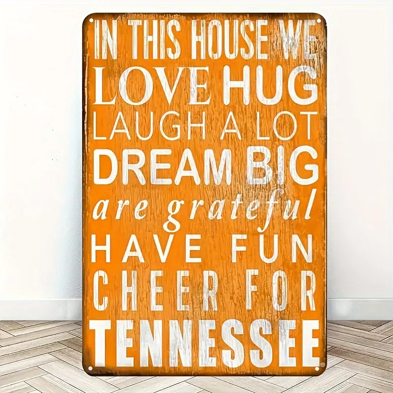 Vintage Volunteers Cheer Tin Metal Signs Home Décor 8x12 Rustic Aluminum