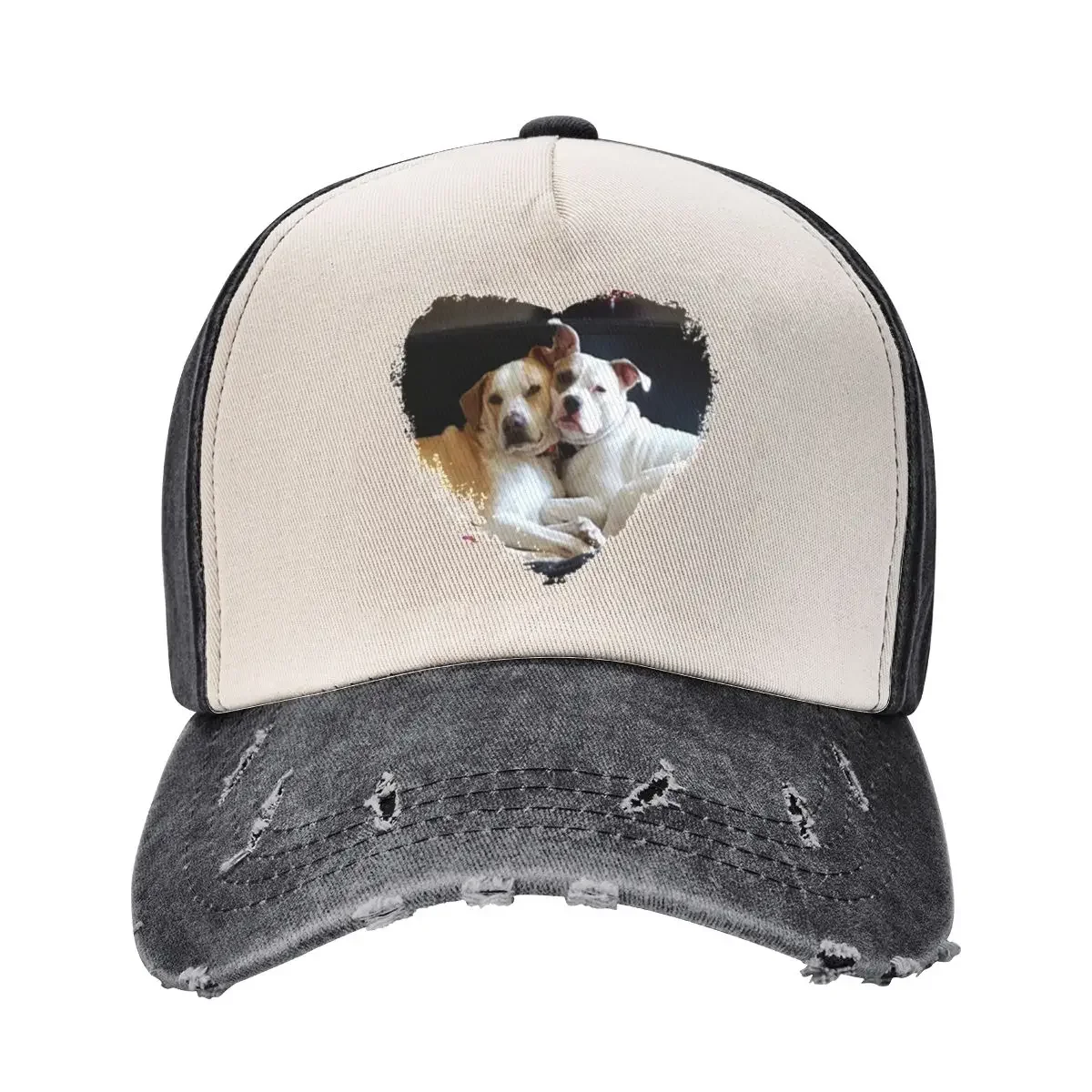 Puppy Love (Photography) Baseball Cap Ball Cap Visor Streetwear funny hat Hats Man Women's