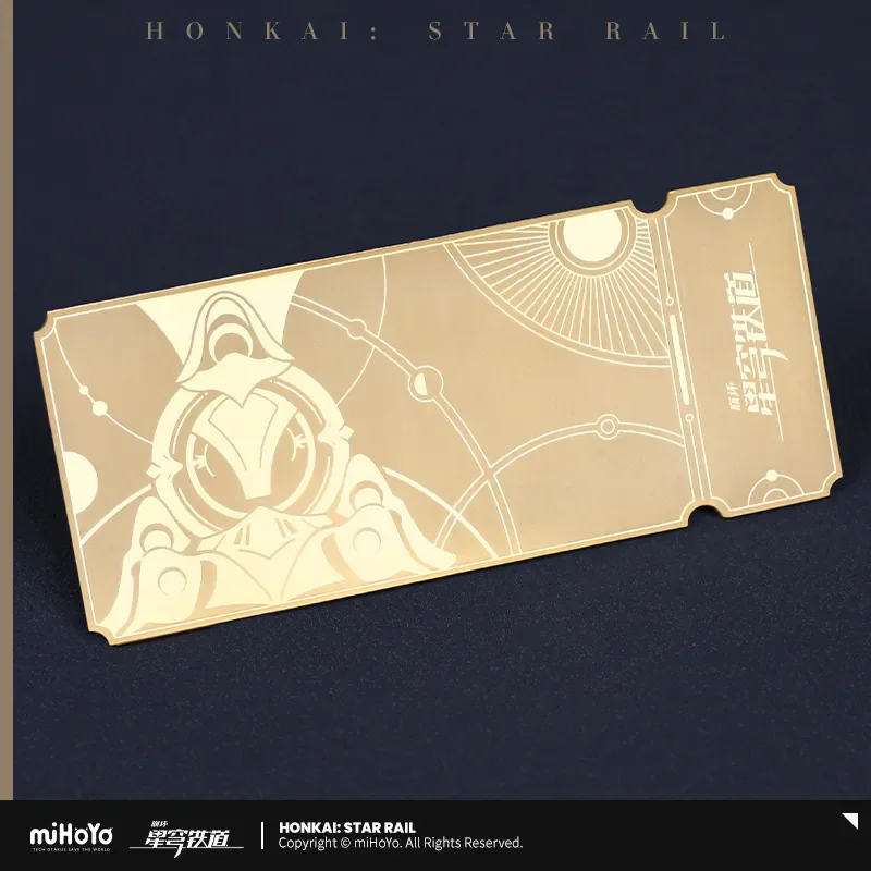 

[Genuine] miHoYo Game Honkai Satr Rail Pom-Pom Star orbit Special Ticket Anime Prop Doujin Cartoon Accessory Cosplay Xmas Gifts