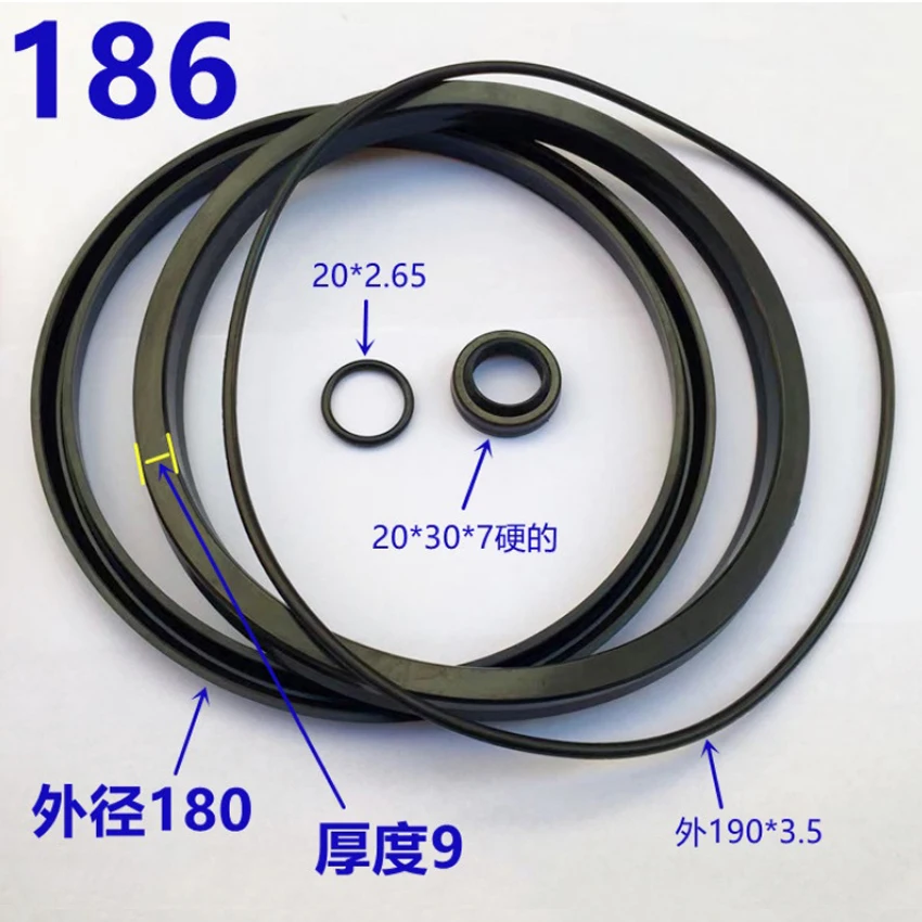 5pcs Tyre Changer Bead Breaker For 186/200mm Cylinder Seal Kit Tire Changer Machine Parts