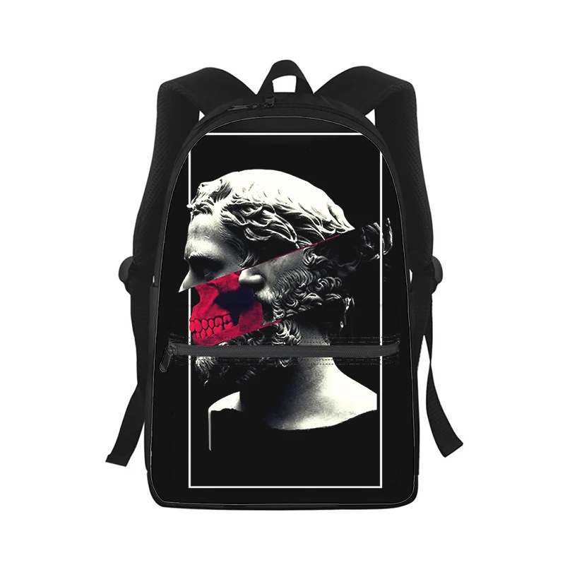 David art Mężczyźni Kobiety Plecak 3D Print Fashion Student School Bag Plecak na laptopa Dziecięca torba podróżna na ramię