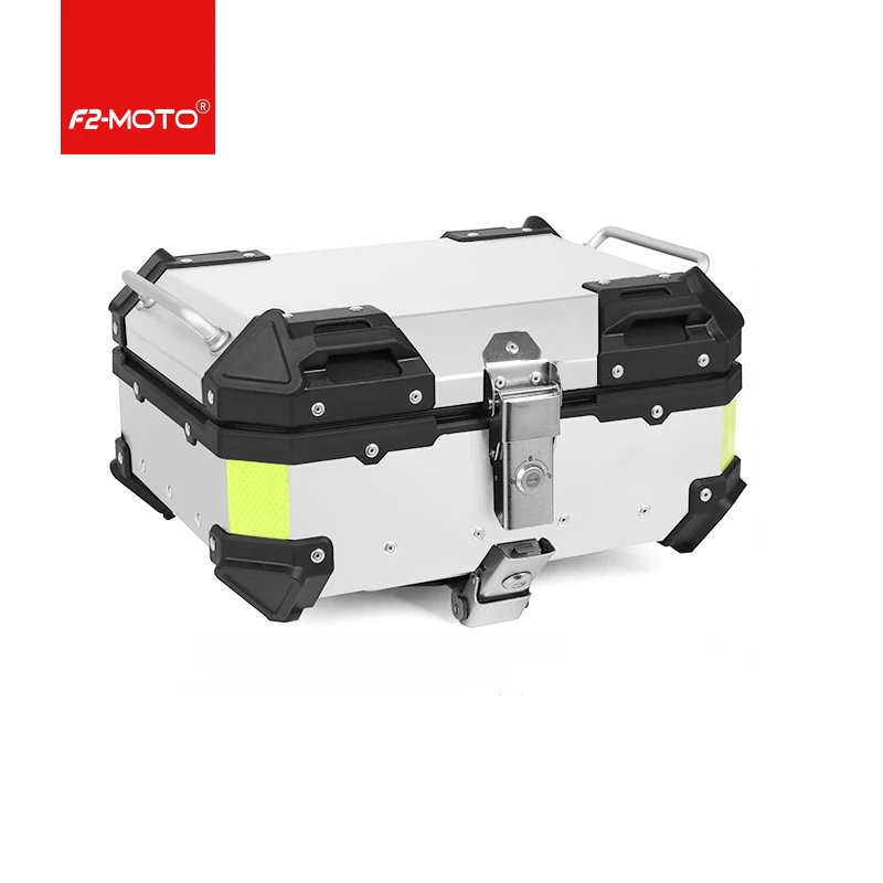 

Modification 22L Silver+Black F2-MOTO Alu Alloy Top Box Motobox Metal Boxes for Motorcycles