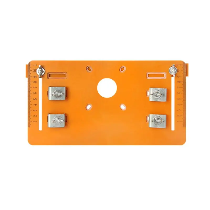 FAST-Circular Saw Guide Rail Bottom Plate Adjustable Cutting Machine Bakelite Guide Plate Saw Base Woodworking Easy Install A