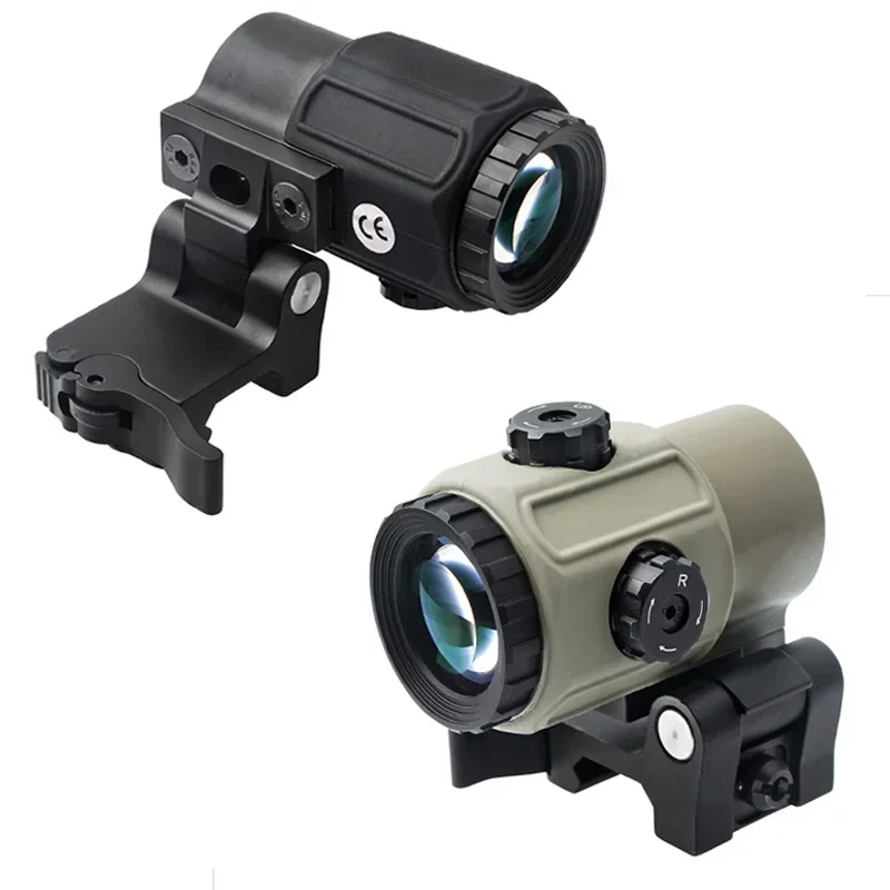 Imagem -04 - Caça Reflexão Holográfica Visão Red Dot G33 G43 3x Magnifier Vista Dobrável Aba Lateral G45 558 556 553