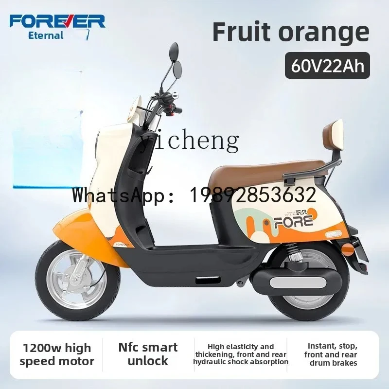 AB  High Speed Electric Motorcycle Adult Two Wheels Modern Retro Wind Tram Rider Electric Vehicle Battery Car