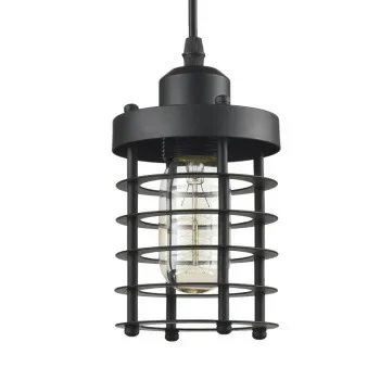 

Simple Restaurant Bar American Country Aisle Stairs Edison Bulb Single Head Wrought Iron Chandelier