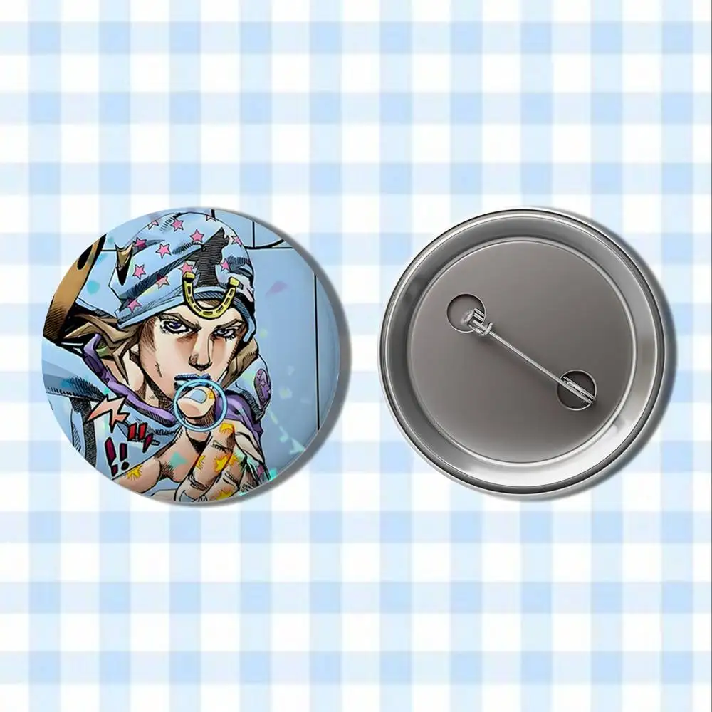 Johnny Joestar J-Jojo Badges Button Round Creative Pin Brooch Badge Bag Decor Accessories Fans Collect Friends Gifts