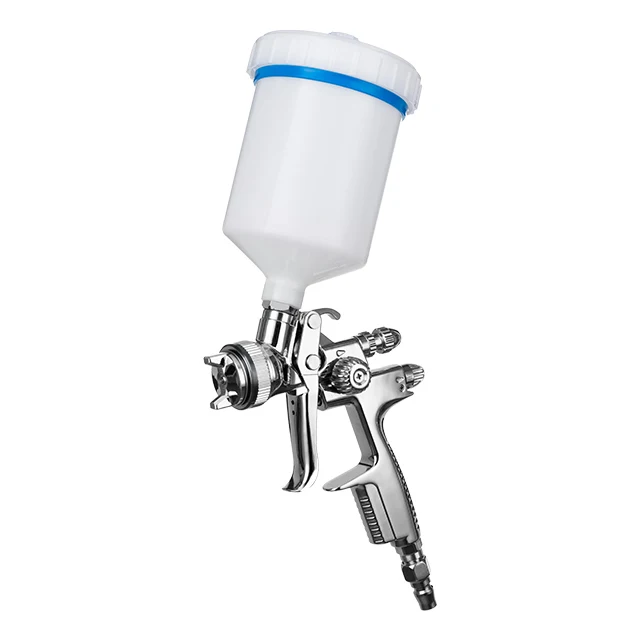 

High Quality Pressure Pneumatic Tools Silver Air Spray Gun With Cup