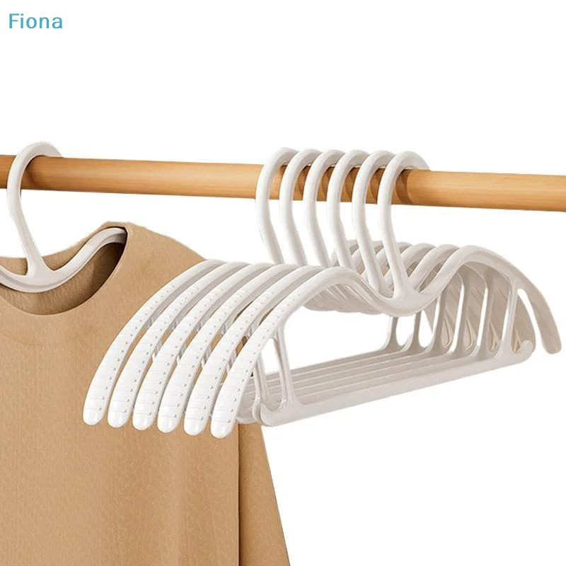✔10PCS Wide Shoulder Hangers, Short Neck Non-Slip Mark-Free, Space Saving Closet Organizer For Home Dorm Wardrobe