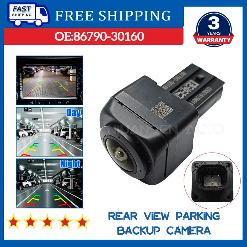 

New Monitor Assist Display Camera Vehicle Rear View Parking Backup Cameras 86790-30160 8679030160 For Toyota Crown