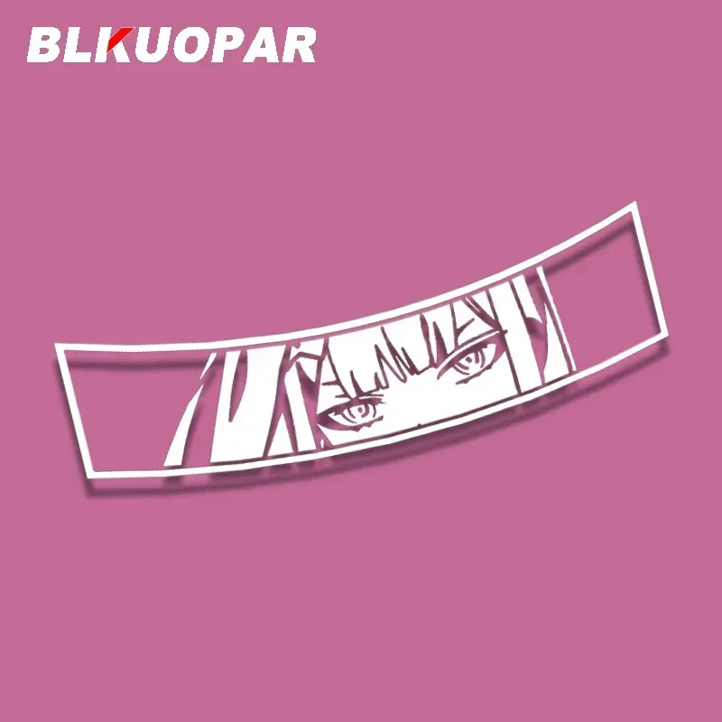 BLKUOPAR Zero Two Eyes Car Stickers RV JDM Anime Creative Decal Waterproof Trunk Refrigerator Decoration Surfboard Car Lable
