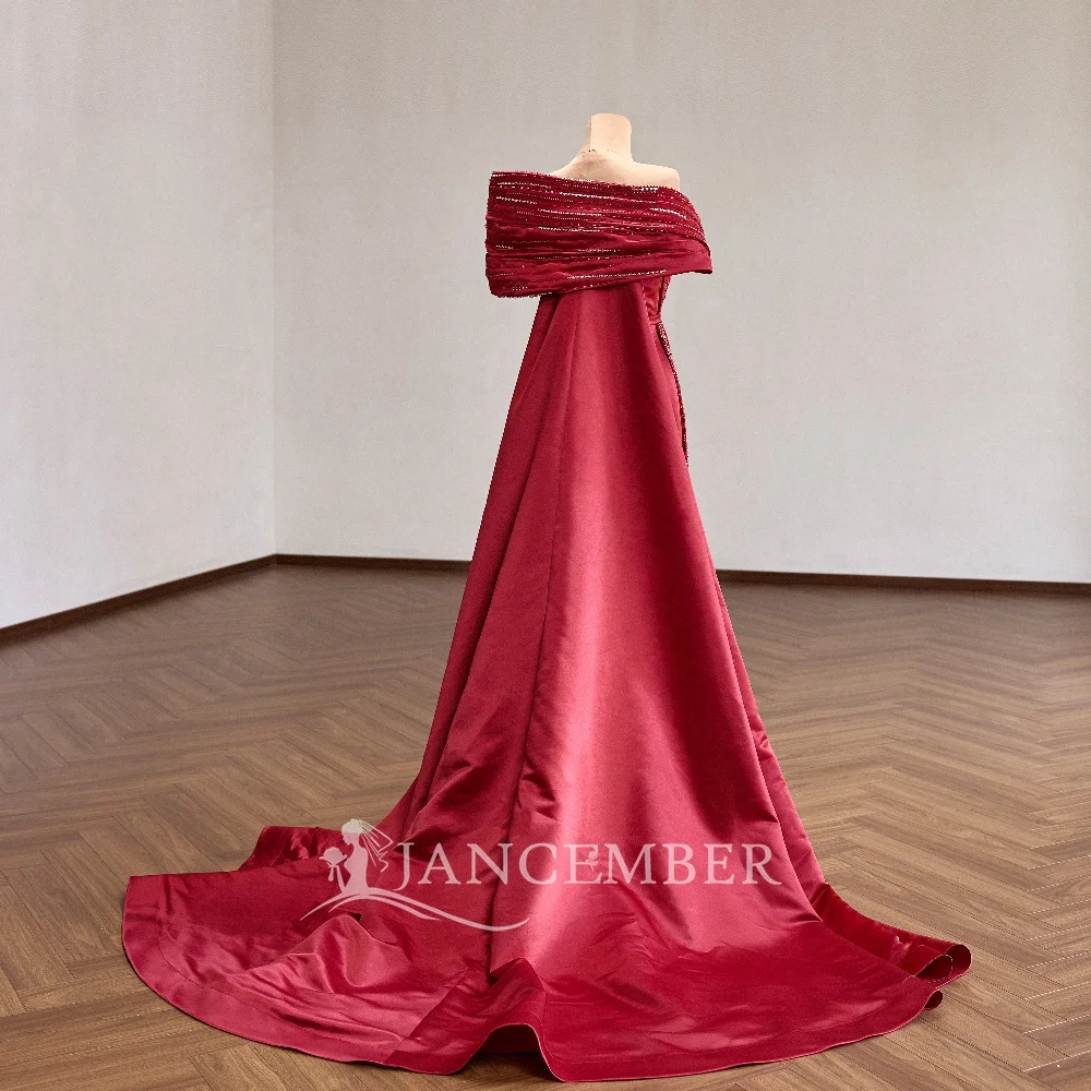 Gorgeous Quinceanera Dresses Red Customized One Shoulder Beaded Asymmetrical A Line Floor Length vestidos de 15 quinceañera