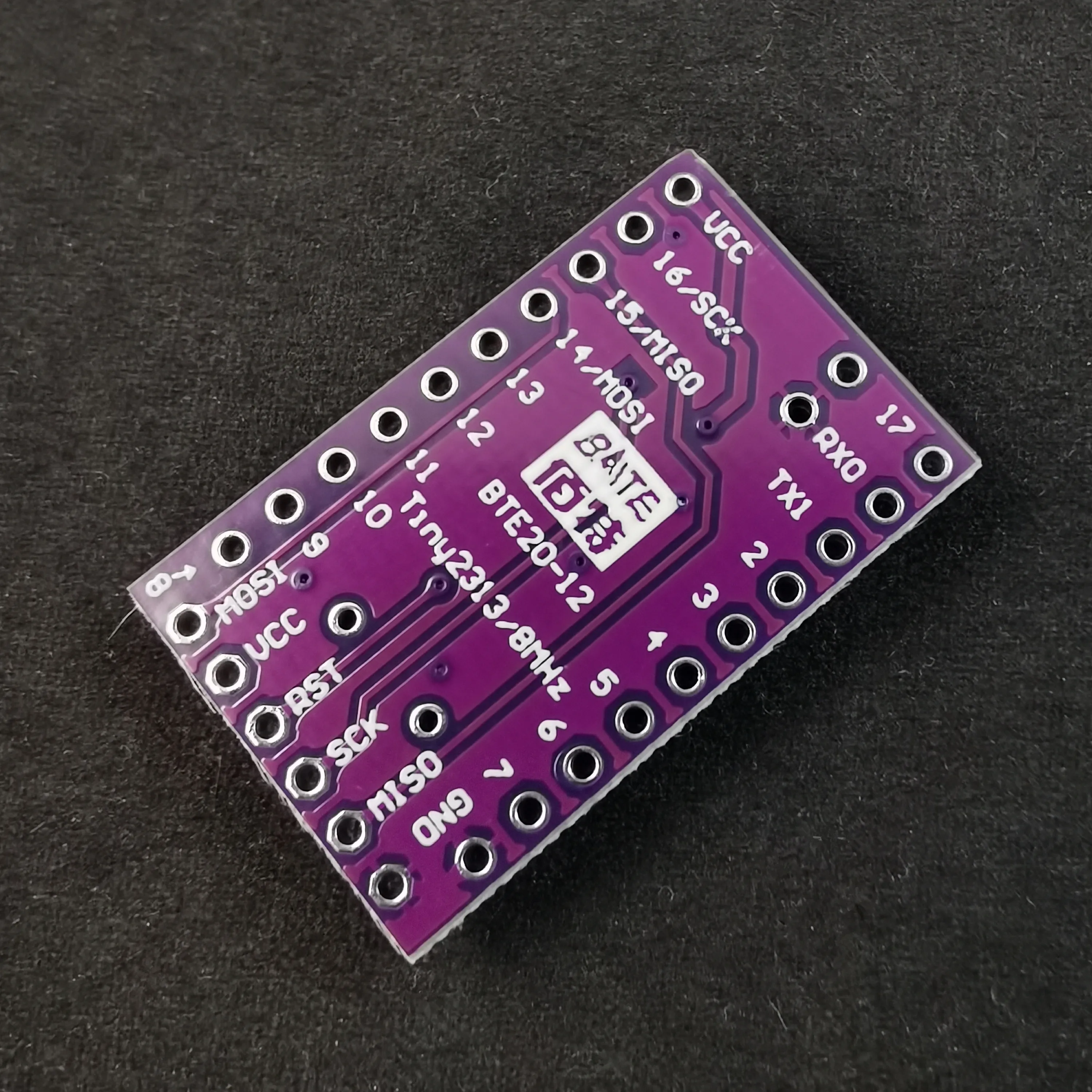 ATtiny2313@8Mhz No Bootload Download Programs Can Using USBasp or Another Programmer Like STK500 AVRISP MKII