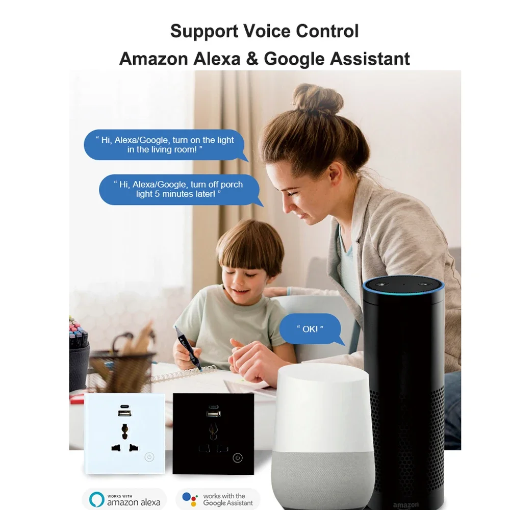 Рисунок 3 - Tuya Smart Wi-Fi настенная розетка