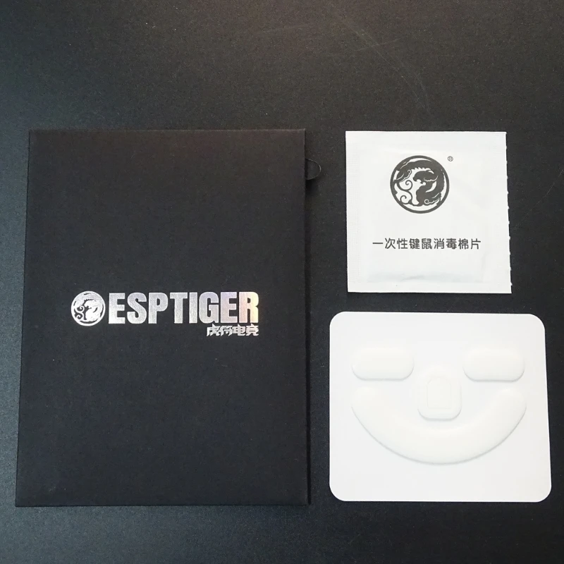 1 Pack Esports Tiger Gaming ICE Version Mouse Skates Mouse Feet for Razer Viper V2 Pro Mouse White Glides Curve Edge