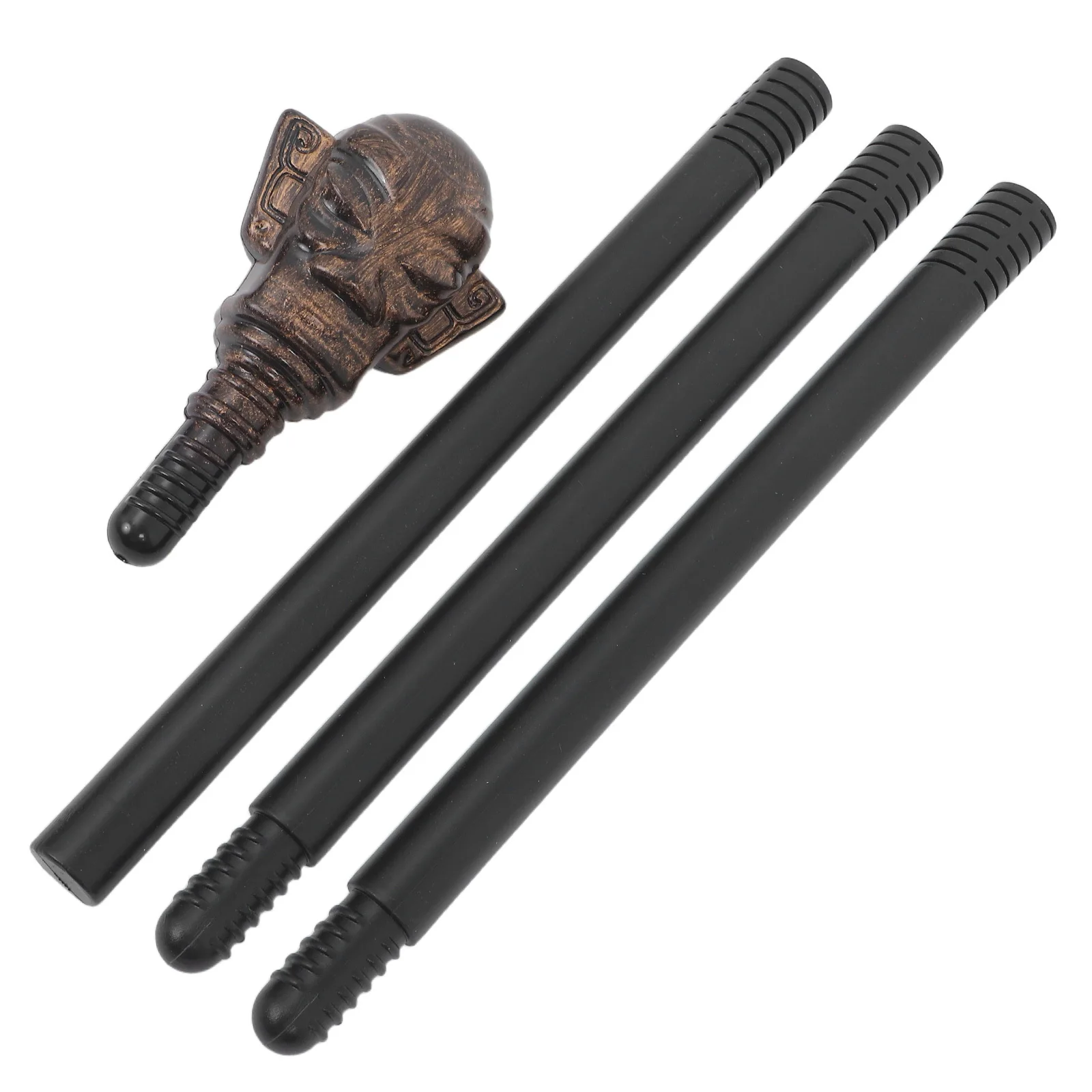 

Plastic Staff Stick Halloween Costume Scepter Wizard Wand Mystical Cane Cosplay Accessory Themed Parties Safe Durable Easy