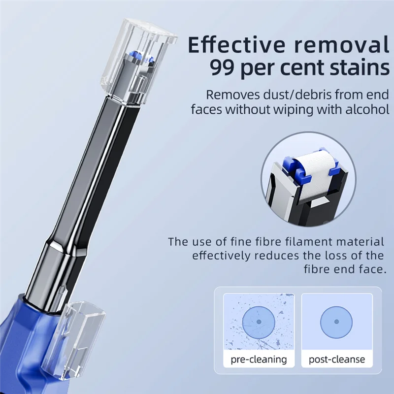 A99E-MPO Fiber Optic Cleaning Pen MPO Connector Cleaner Optical Fiber Cleaner Tools Fiber Optic Connector Cleaner