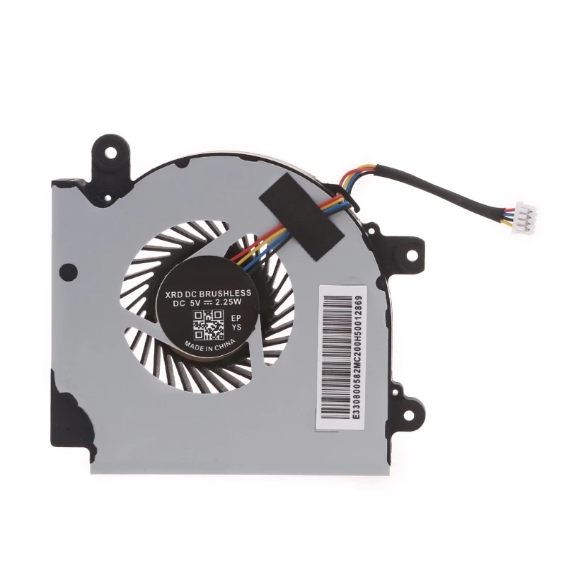 Radiateur pour ordinateur portable pour MSI GF75 MS-17F1 17F2 17F4 CPU GPU ventilateur de refroidissement 5V 0.55A 4 broches