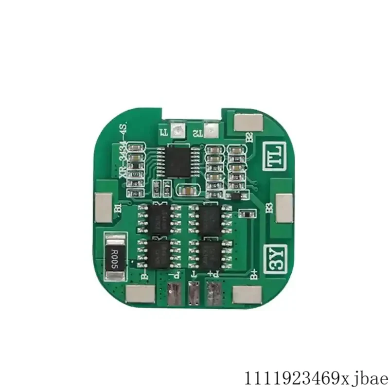 4S 14.8V 8A Lithium-ion BMS Board with Charge/Discharge & Over-Temp Protection for Battery Management