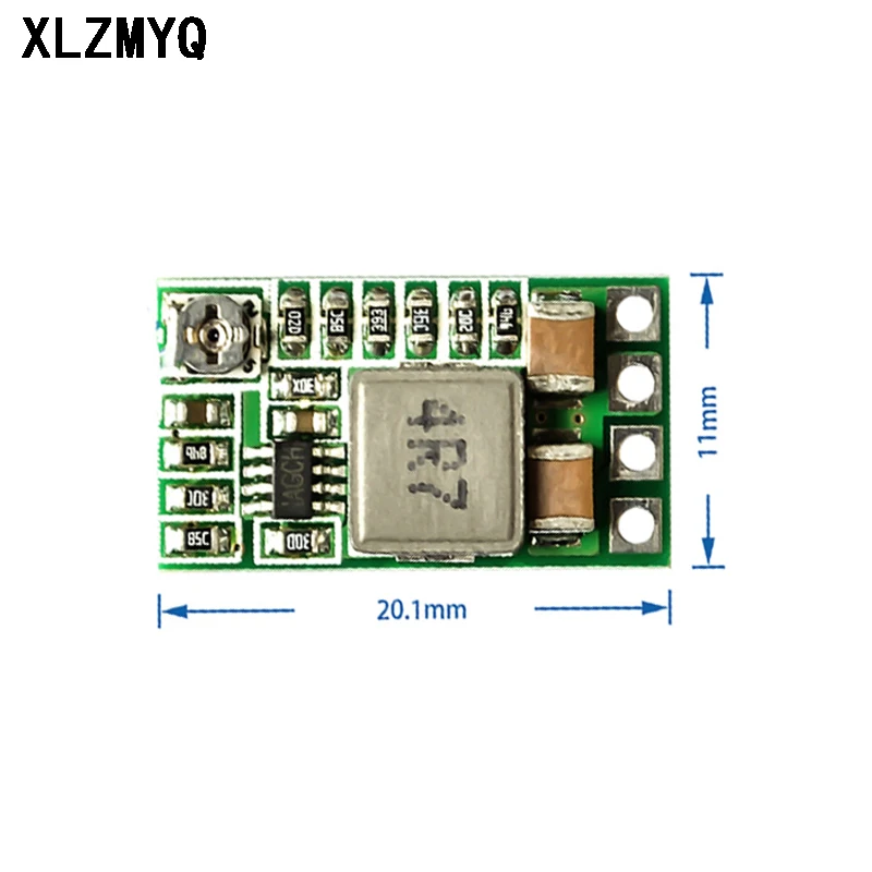 Minifuente de alimentación reductor de DC-DC, convertidor reductor de voltaje ajustable de 1,8 V, 2,5 V, 3,3 V, 5V, 9V y 12V, CC de 12-24V a 5V y