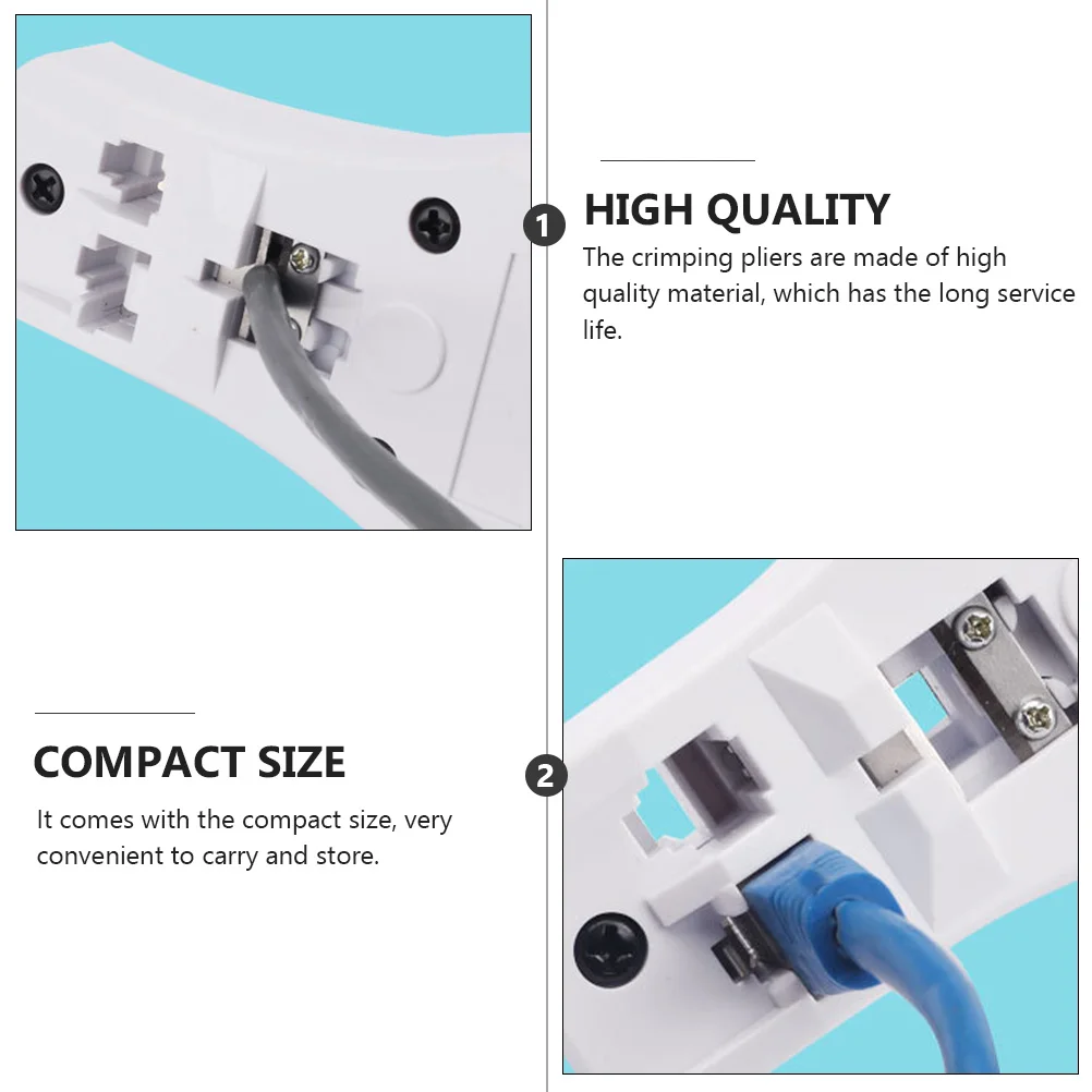 

Multifunctional Crimping Pliers Durable PC Plastic Cable Wire Strippers Electrical Tool Network H held Terminal