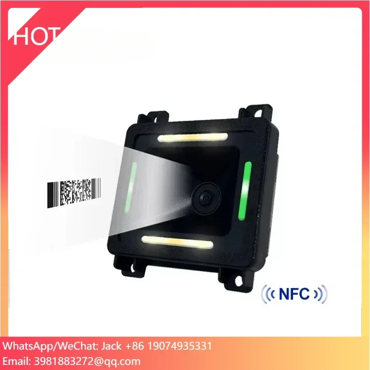 High Speed Embedded NFC 1D 2D Barcode Reader 13.56Mhz Barcode Scanner Module For Turntile Access Control
